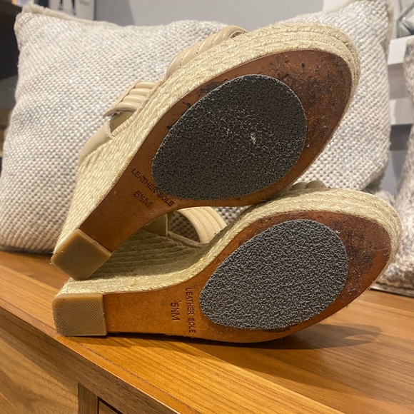 Badgley Mischka x James & Elizabeth Espadrille Wedge Sandals 5.5 - Picture 7 of 10